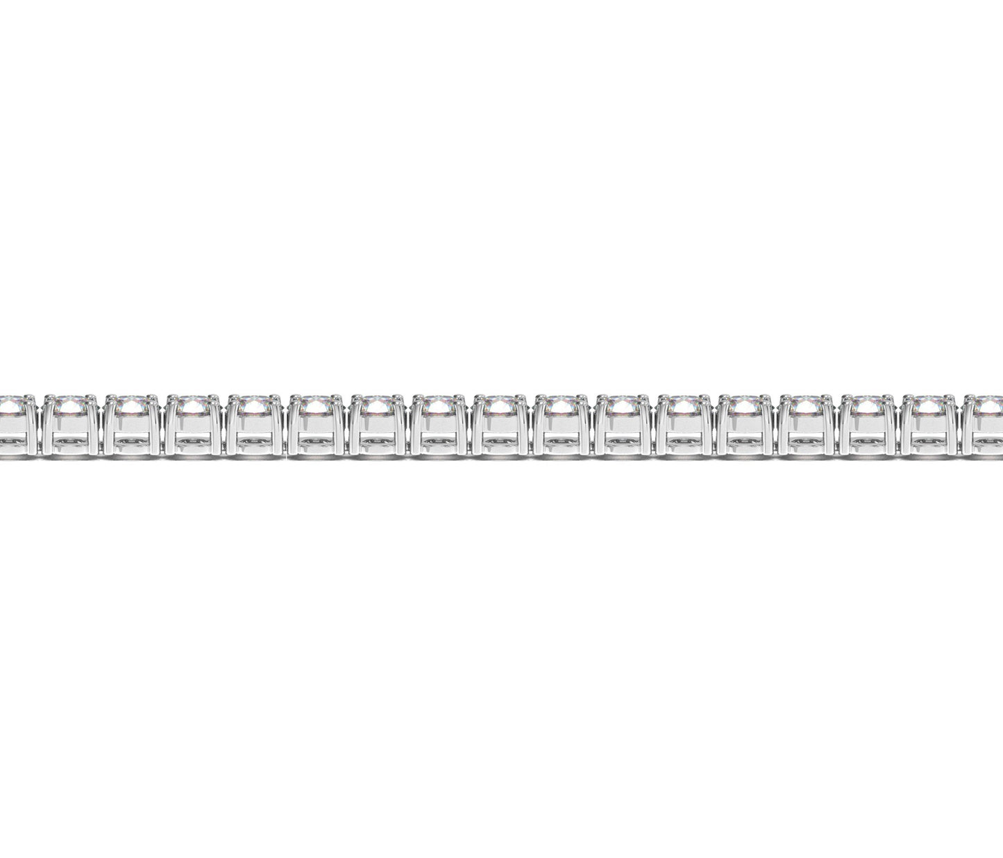 Lab Grown Round Diamond Tennis Bracelet in 14k White Gold (6 cctw F/G  VS2/SI1)