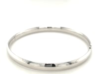 Classic Bangle in 14k White Gold (6.0mm)