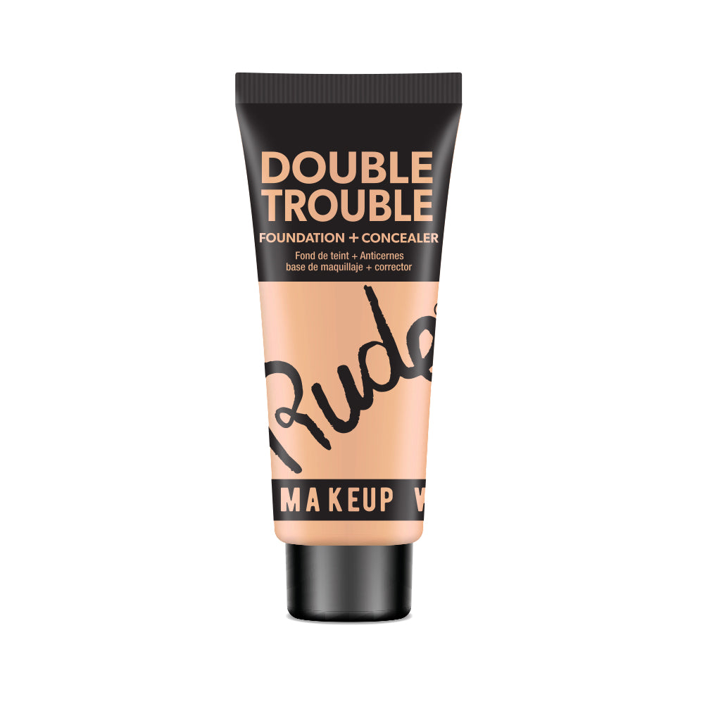 RUDE Double Trouble Foundation + Concealer