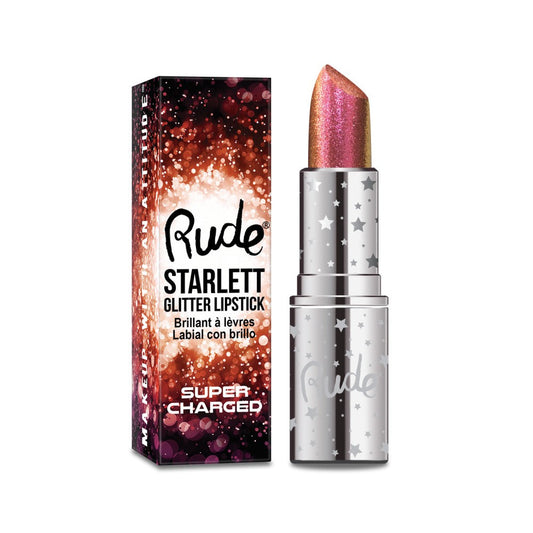 RUDE Starlett Supercharged Color Shift Glitter Lipstick