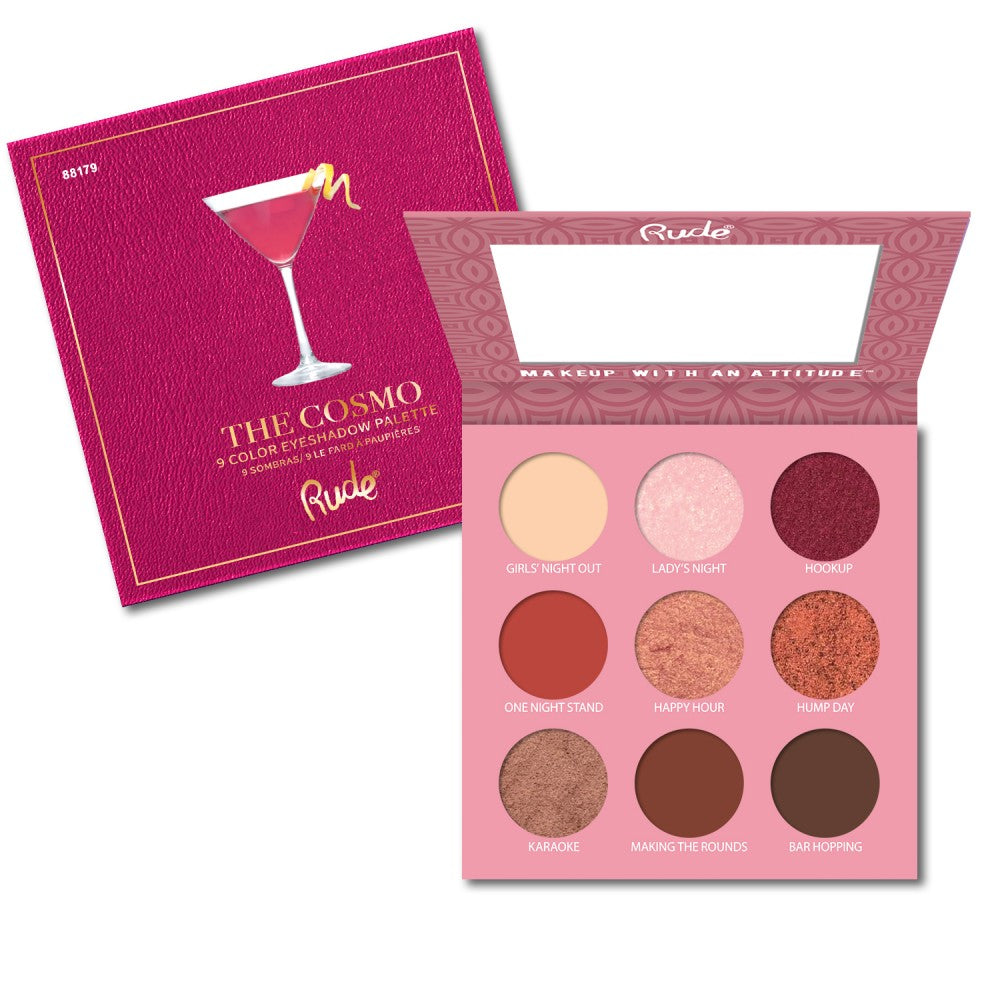 RUDE Cocktail Party 9 Color Eyeshadow Palette