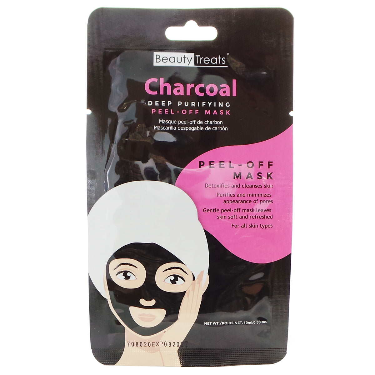 BEAUTY TREATS Deep Purifying Peel-Off Charcoal Mask