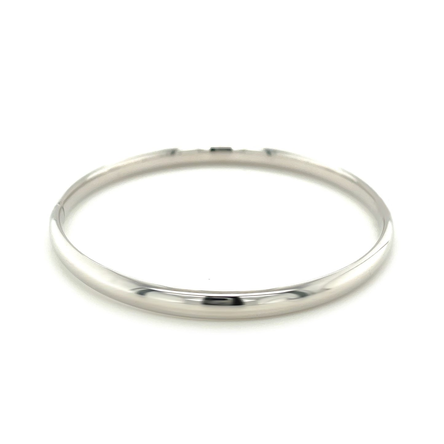 Classic Bangle in 14k White Gold (5.0mm)
