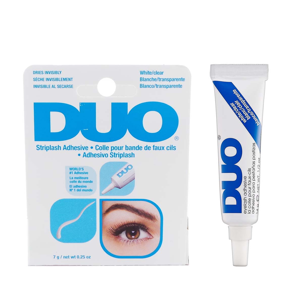 DUO Striplash Adhesive - White/Clear