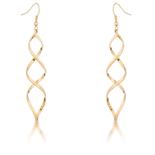 Golden Twist Earrings