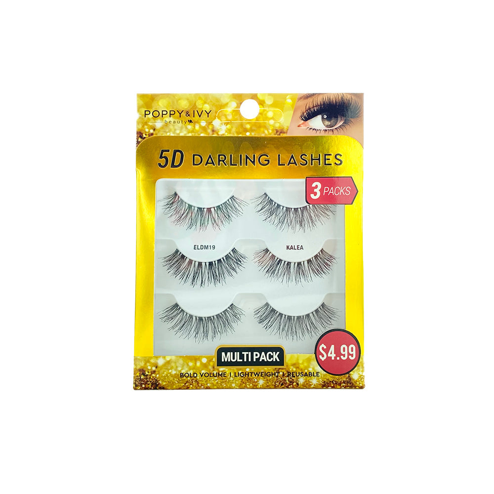 ABSOLUTE Poppy & Ivy 5D Darling Lashes (3-Pack)