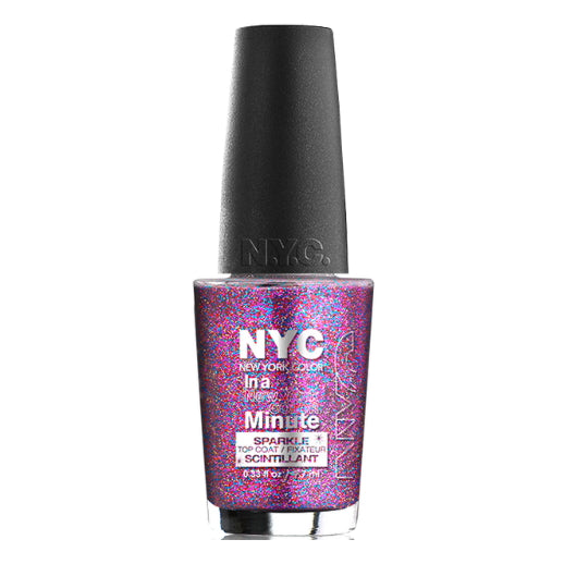 NYC In A New York Color Minute Sparkle Top Coat - Big City Dazzle