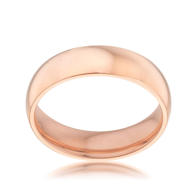 5 mm IPG Rose Gold Stainless Steel Band