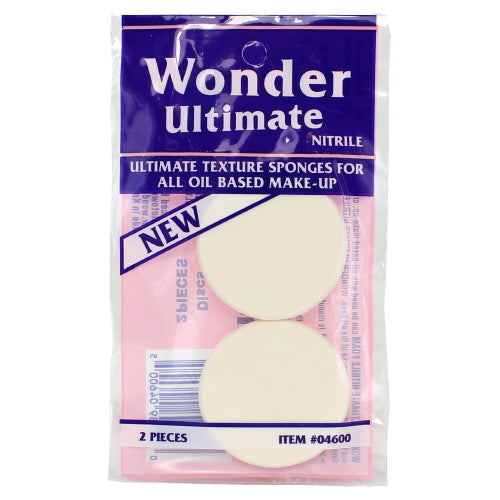 Wonder Ultimate Texture Sponges For All Oil Based Make-Up Round - 2 Pieces