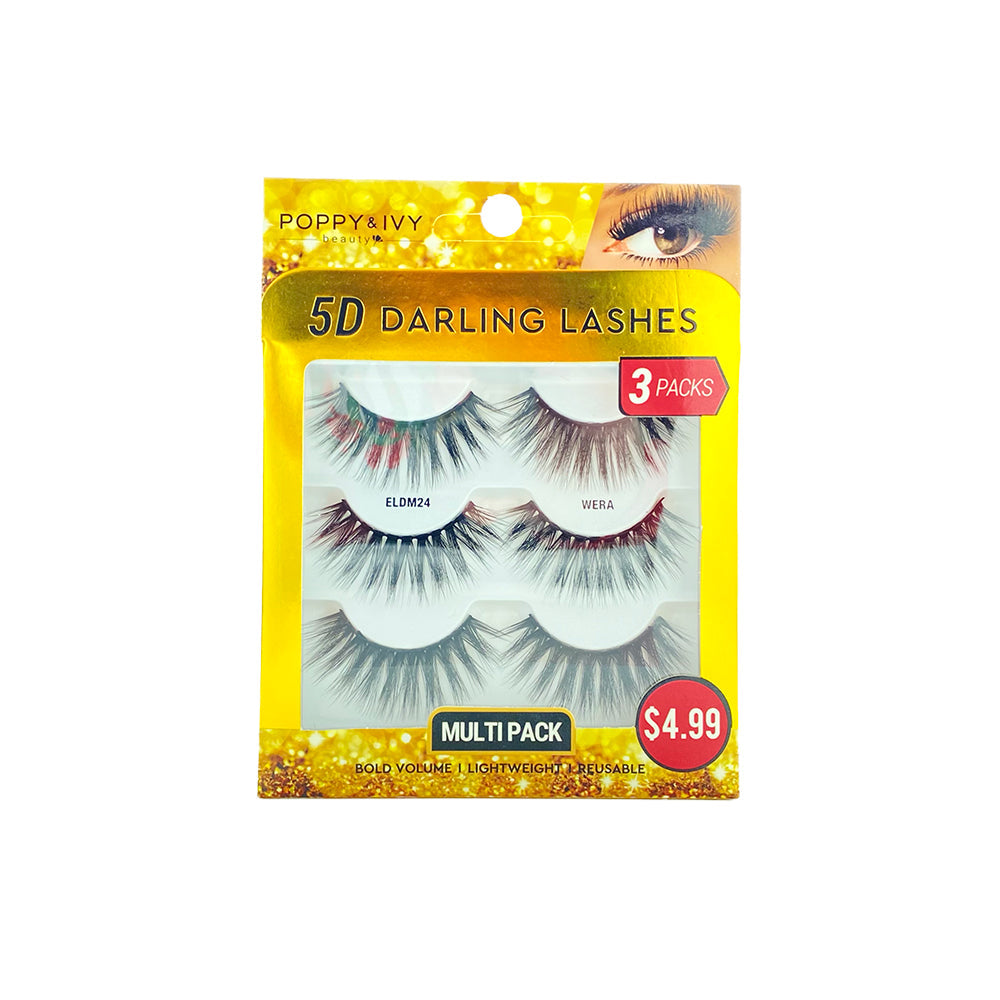 ABSOLUTE Poppy & Ivy 5D Darling Lashes (3-Pack)