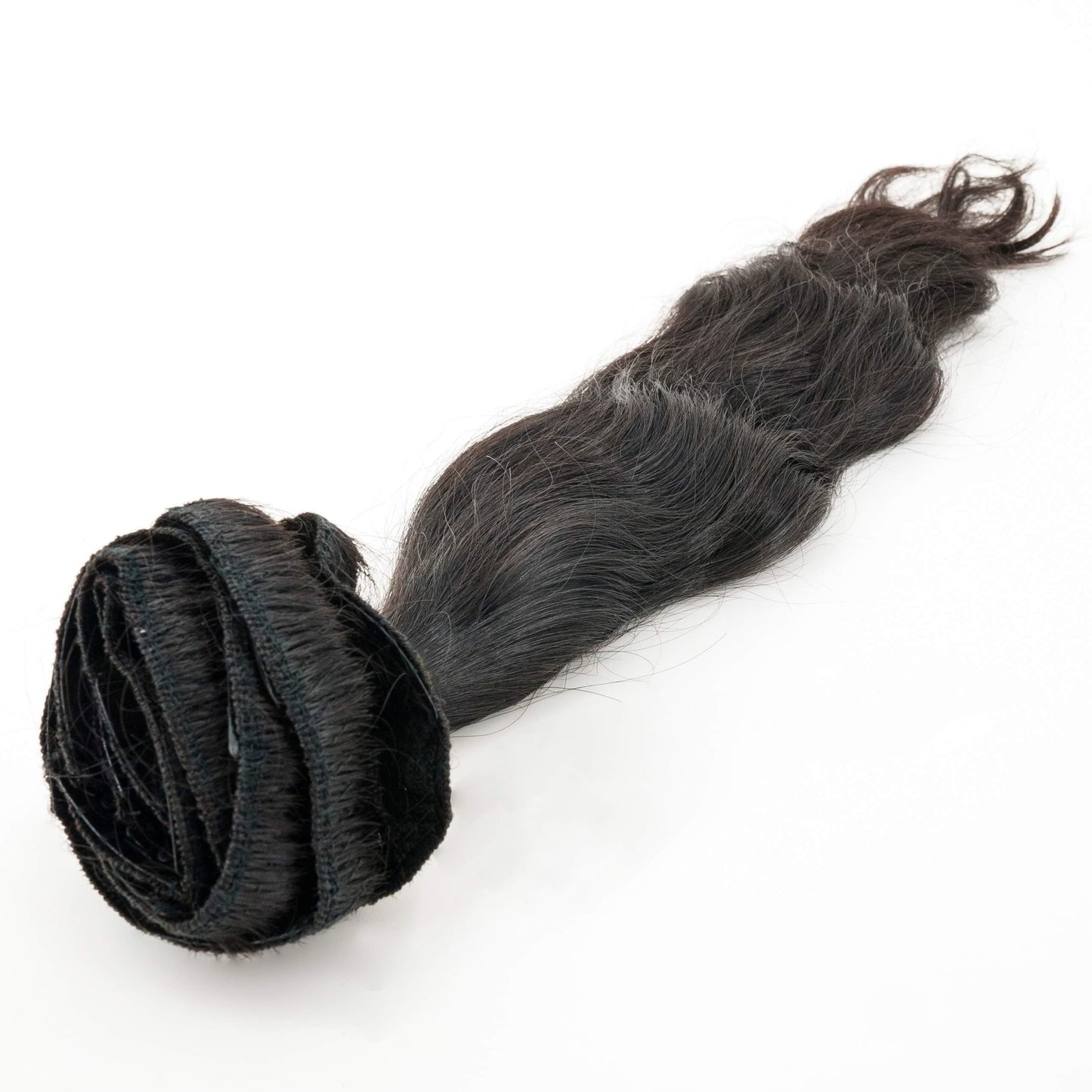 Indian Wavy Natural Black Clip-In Extensions